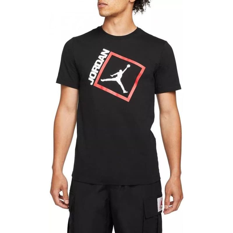 Pánske tričko s krátkym rukávom NIKE M JORDAN JUMPMAN BOX SS CREW-011 BLACK 3