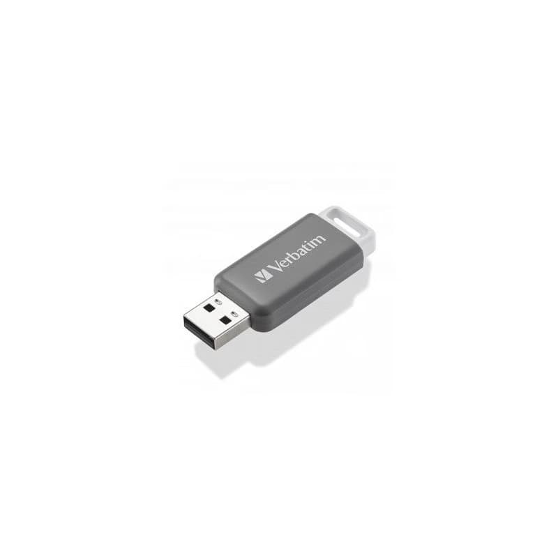 Verbatim USB flash disk, USB 2.0, 128GB, DataBar, šedý, 49456, pre archiváciu dať 3