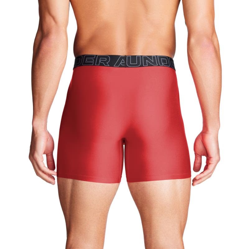 Pánske boxerky UNDER ARMOUR 3 PACK-UA PERFORMANCE TECH- SOLID 6in-MRN 2