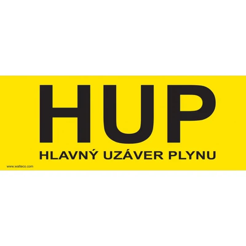 Hlavný uzáver plynu (skratka) 1