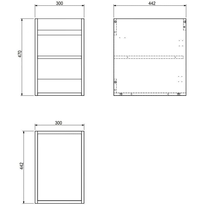 Mexen Box-A 91AX1-0300-470-1-62 3