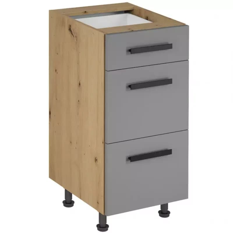 Kuchynská skrinka Langen D40S3 úchyt  beige 1