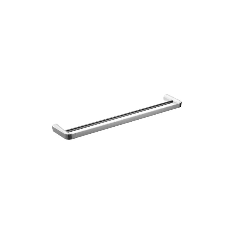 OMNIRES - SACO dvojitý vešiak na uteráky, 64 cm, chróm / biela lesk SA54226CRB