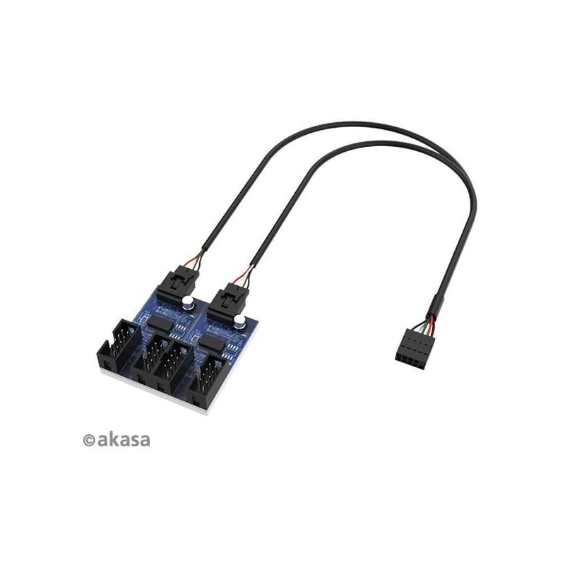 AKASA - USB 2.0 interný HUB 1-4