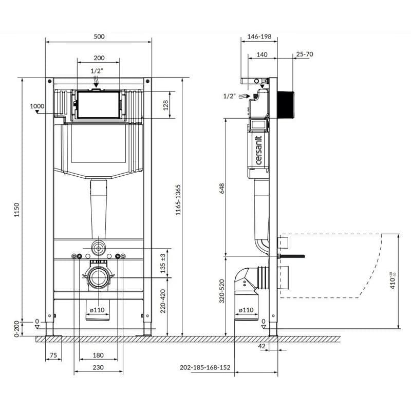 CERSANIT - Podomietkový systém SYSTEM 50 MECH K97-526 4