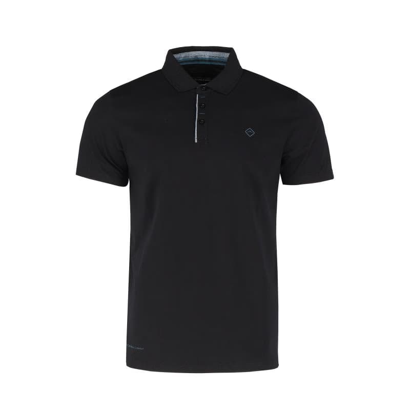 Pánske polo tričko s krátkym rukávom VOLCANO NIKOS-700-BLACK 4
