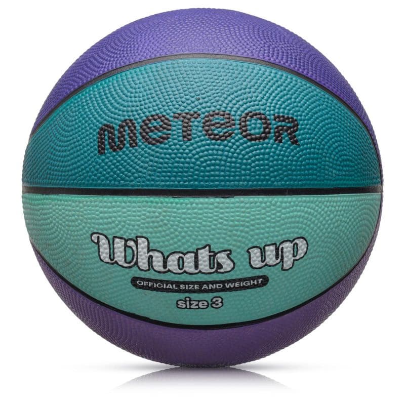 Basketbalová lopta MTR WHATS UP, veľ. 3, fialovo-modrý 1