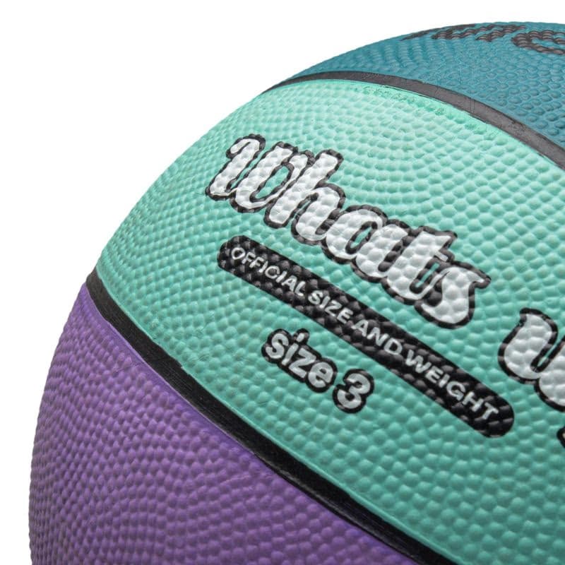 Basketbalová lopta MTR WHATS UP, veľ. 3, fialovo-modrý 3