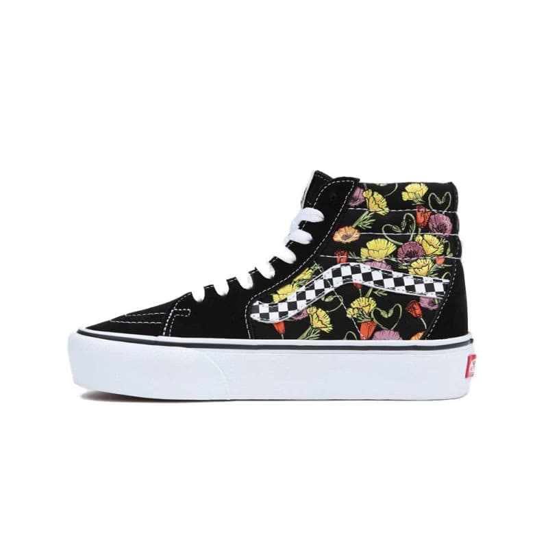 Dámska vychádzková obuv VANS UA SK8-HI Platform 2.0 poppy checkerboard black multi 2