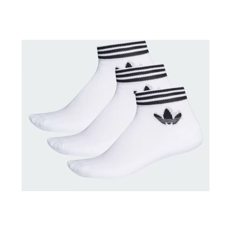 Ponožky ADIDAS ORIGINALS 3-PACK - TREF ANK SCK HC WHITE BLACK 3