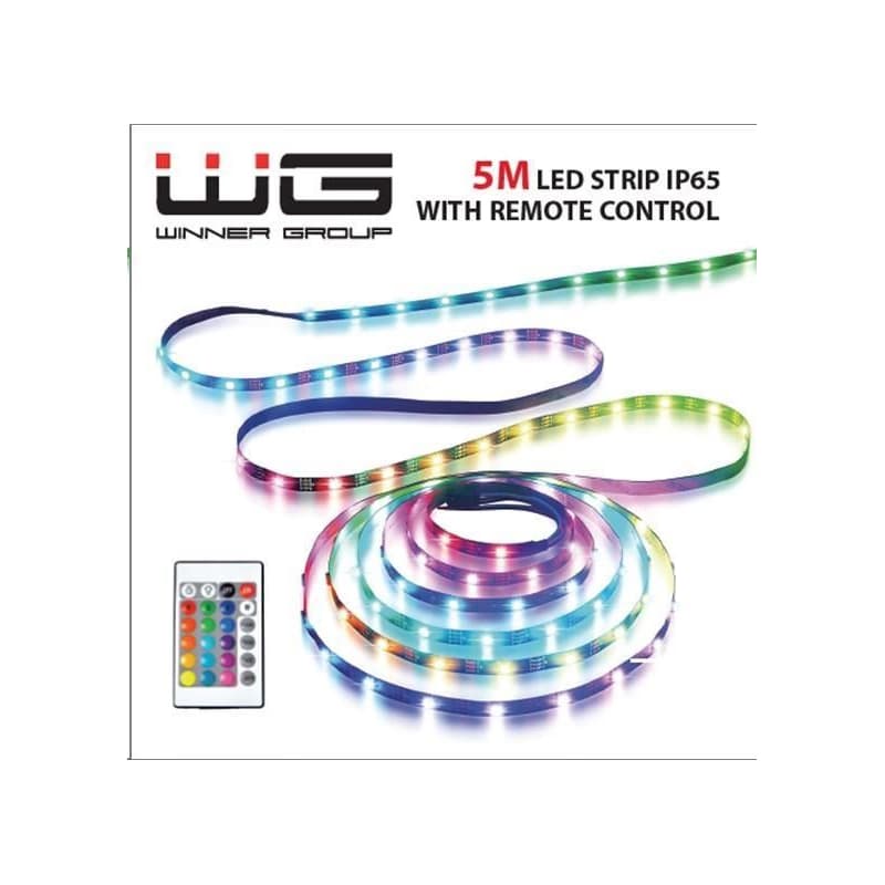 WG - LED pásik WG14, 5 metrov, s ovládačom, IP 65, USB-A 1