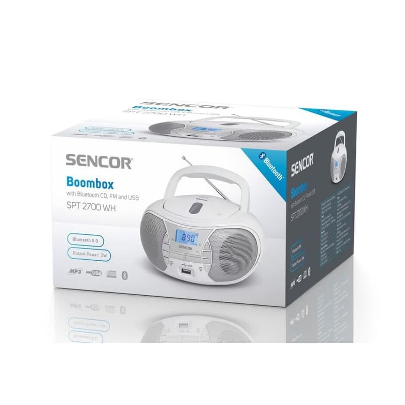 SPT 2700 WH S CD/MP3/USB/BT SENCOR 6
