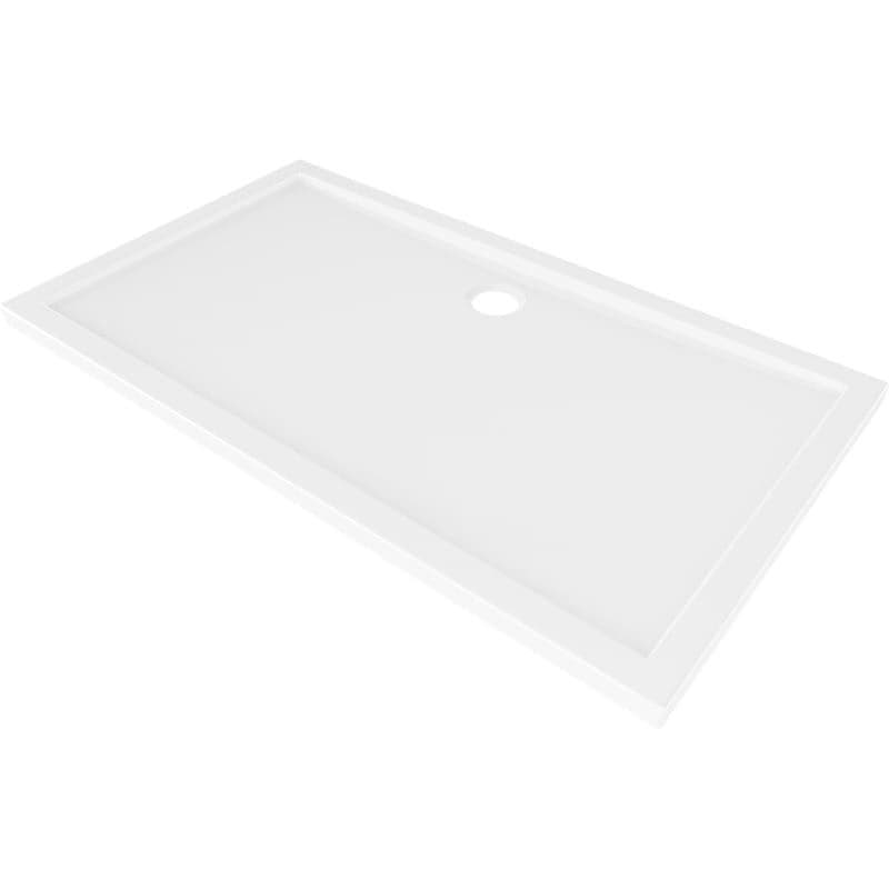 MEXEN - Flow sprchová vanička obdĺžniková slim 80 x 140, biela lesk 46R108014