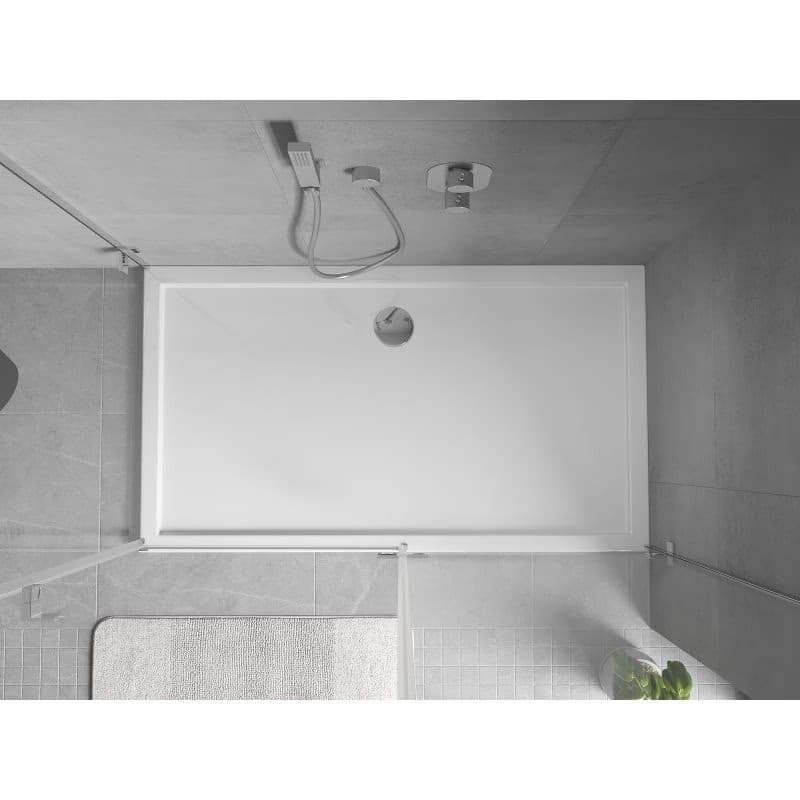 MEXEN - Flow sprchová vanička obdĺžniková slim 80 x 140, biela lesk 46R108014 2