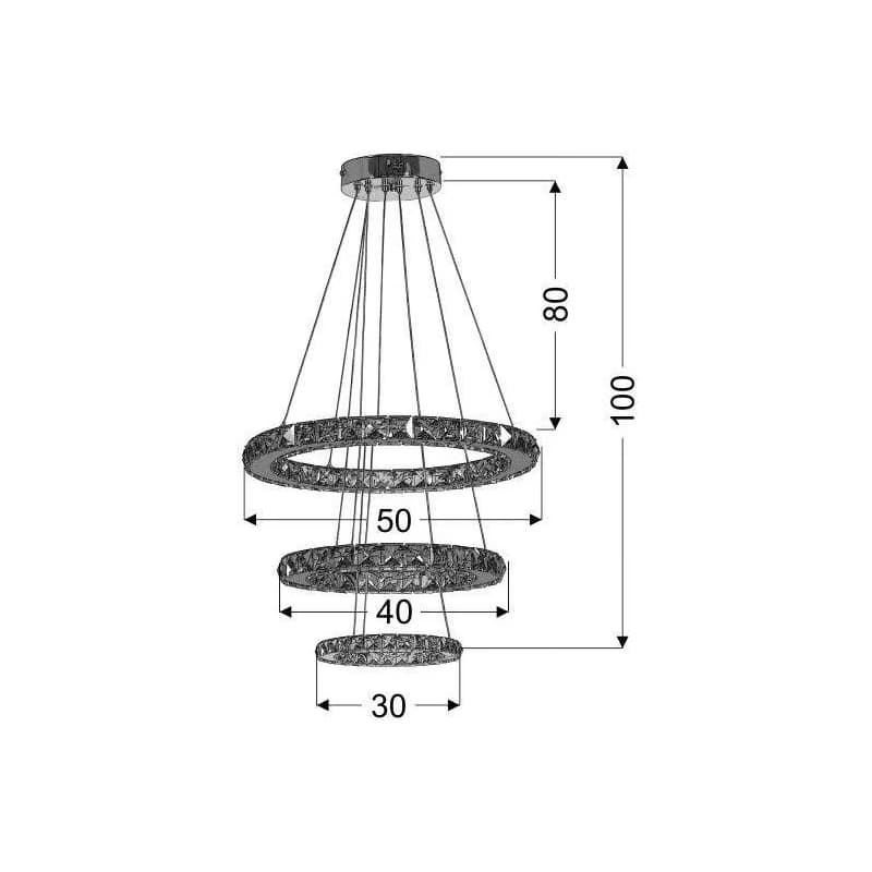 Závesná lampa LORDS LED RGB Candellux 2