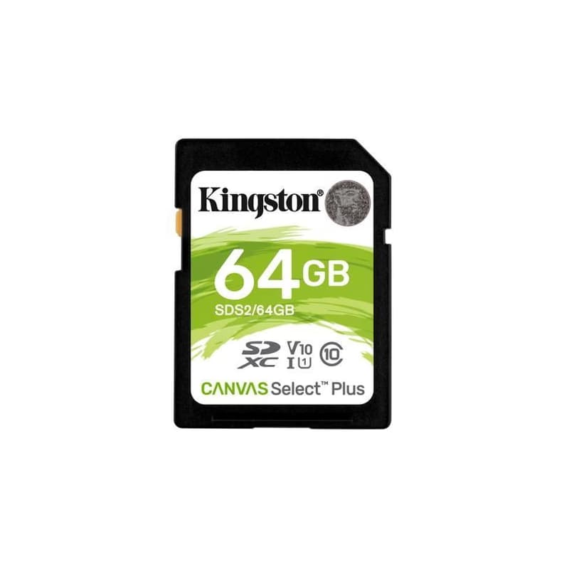 KINGSTON 64GB SDXC CANVAS Plus Class10 UHS-I 100MB/s Read Flash Card Gen3 1