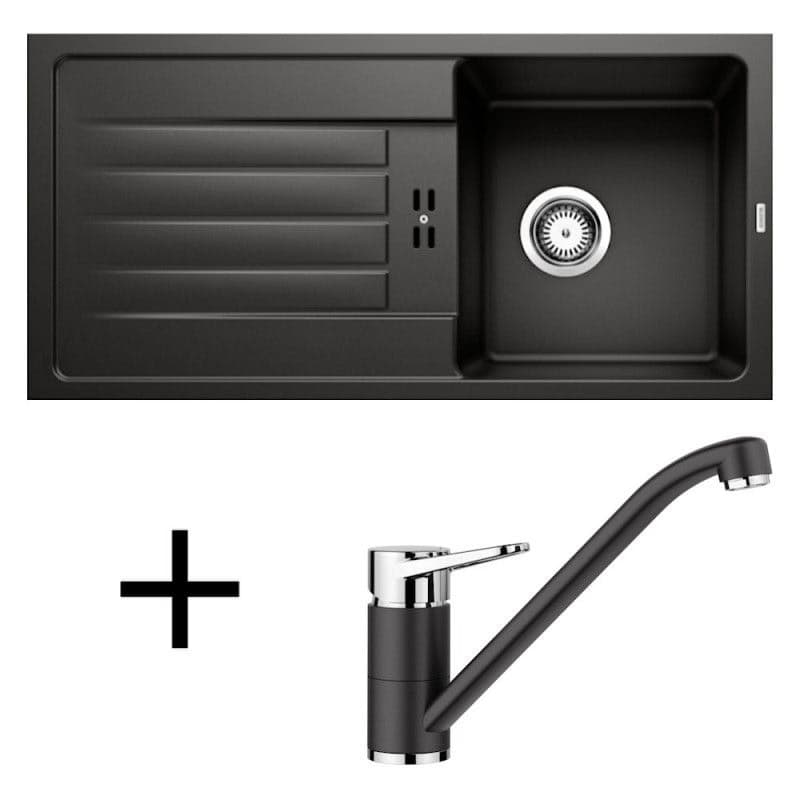 Blanco set Favum 45 S + Wega II silgranit/chróm biela 1