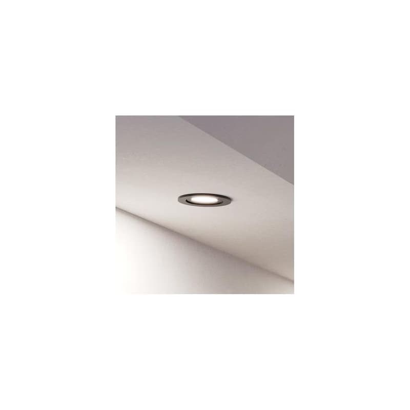 Eglo 902249 -LED kúpeľňové podhľadové bodové svietidlo BARRANCO 1xGU10/4,5W/230V IP44 čierna 902249