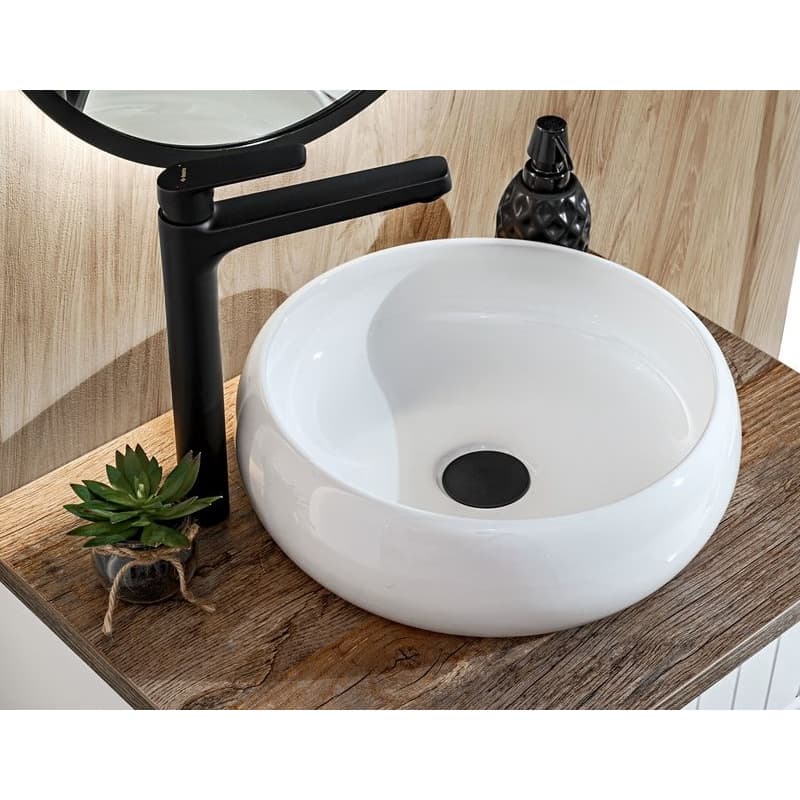 ArtCom Keramické umývadlo WIKI SW | biely lesk 36 cm 4