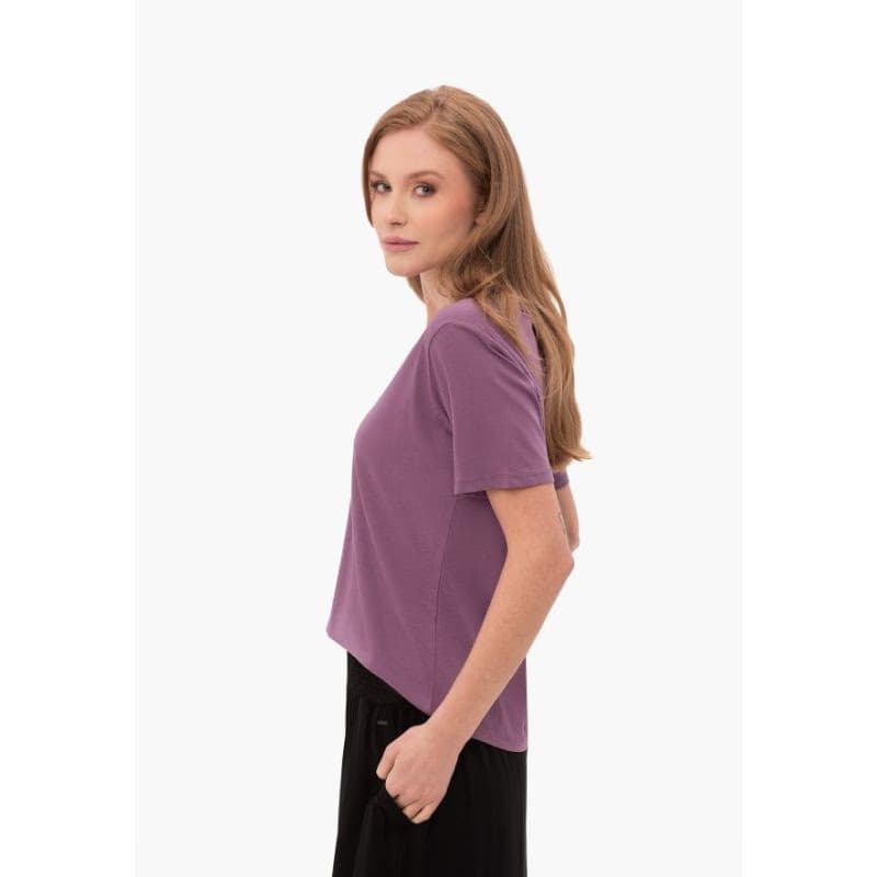 Dámske tričko s krátkym rukávom VOLCANO LEA-402-VIOLET 3