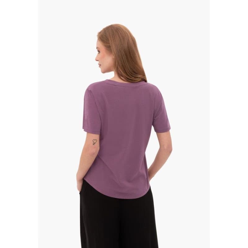 Dámske tričko s krátkym rukávom VOLCANO LEA-402-VIOLET 4