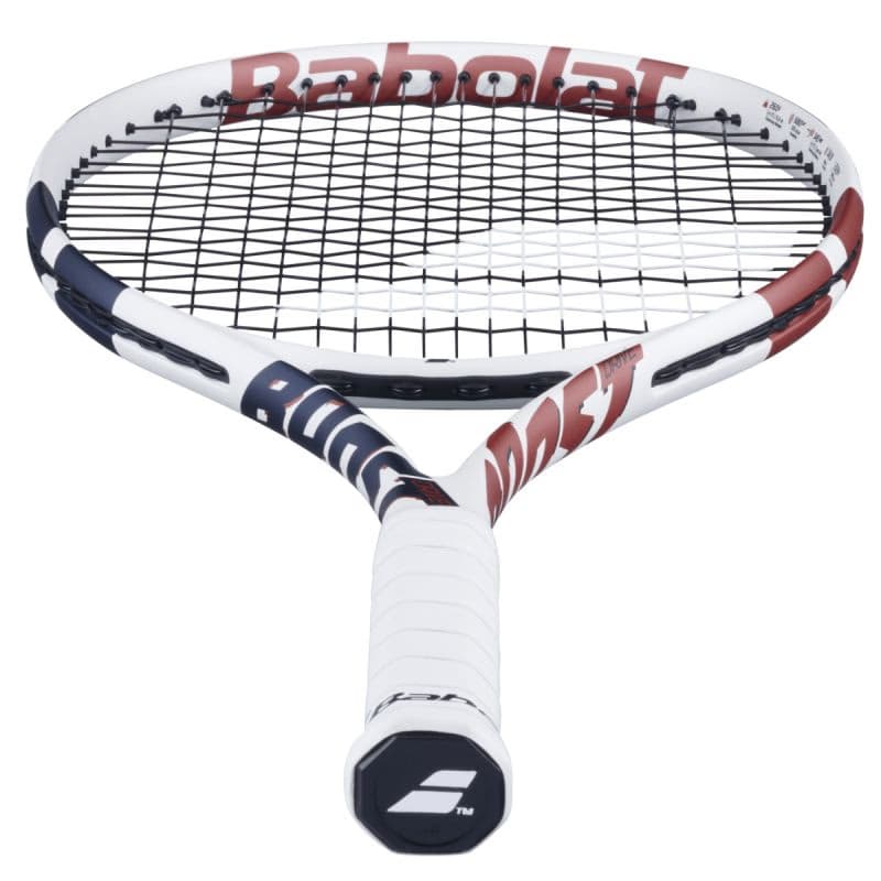 Tenisová raketa pre začiatočníkov BABOLAT BOOST DRIVE WHITE STRUNG 6