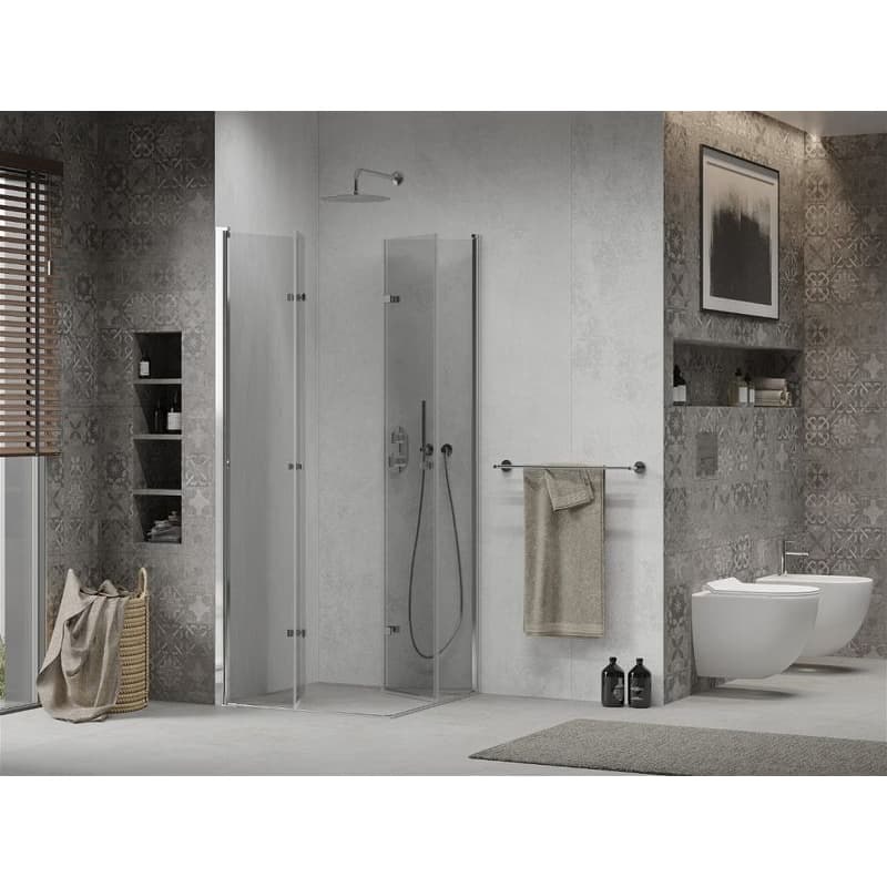 MEXEN/S - LIMA sprchovací kút 90x90, transparent, chróm 856-090-090-02-00 3