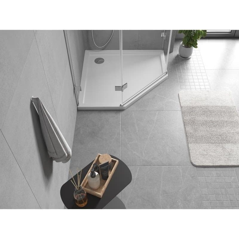 MEXEN - Flow päťboká sprchová vanička slim 90 x 90, biela lesk 46P109090 2
