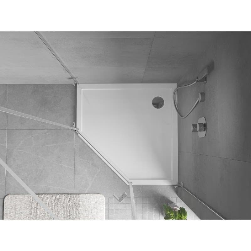 MEXEN - Flow päťboká sprchová vanička slim 90 x 90, biela lesk 46P109090 4
