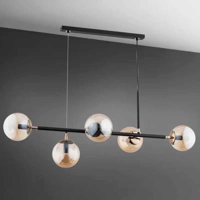 Lampa Dansa black 5 Pł 63020 LW5 1