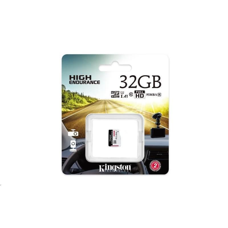Kingston 32GB microSD XC High Endurance, 95R Class 10 UHS-I U1 3