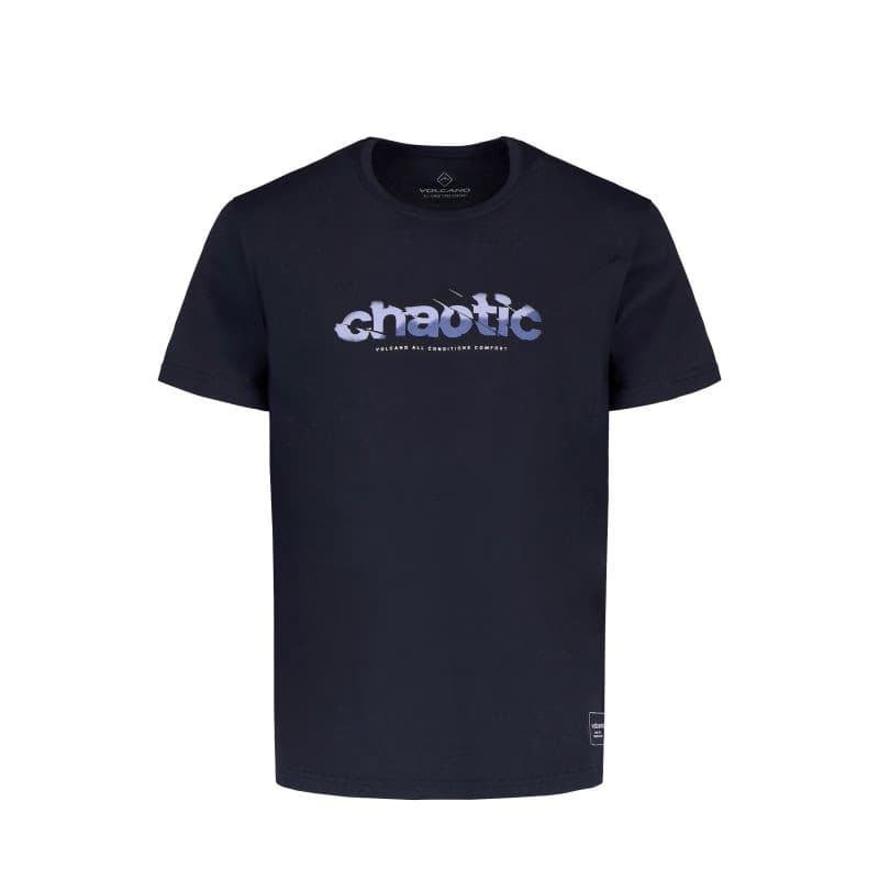 Pánske tričko s krátkym rukávom VOLCANO T-SMUGE-NAVY 4
