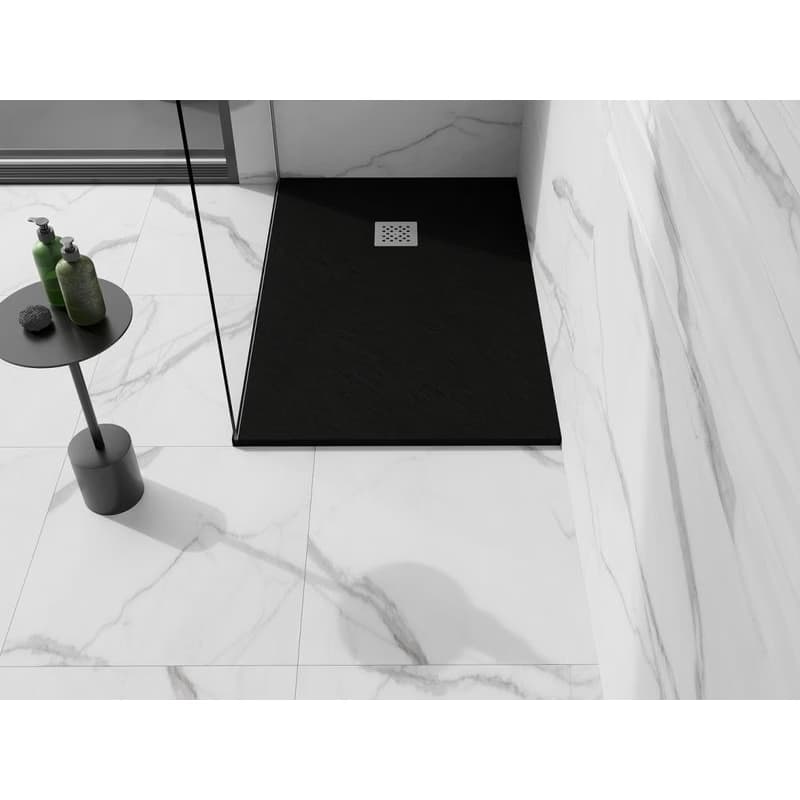 MEXEN - Stone+ sprchová vanička obdĺžniková 140x80, čierna 44708014 6