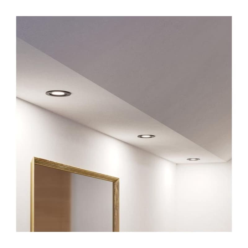 Eglo 902251 - SADA 3× LED kúpeľňové podhľadové svietidlo BARRANCO 1× GU10/4,5 W/230 V IP44 čierna 902251 1