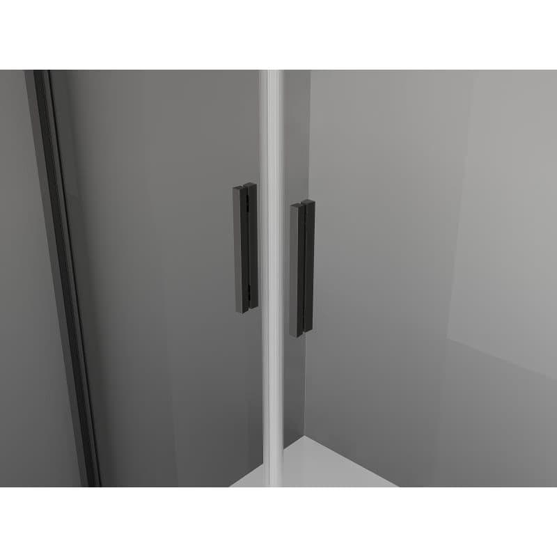 MEXEN/S - Exo sprchovací kút dvere krídlové 80 x 80, transparent, čierna 8182-080-080-70-00 6