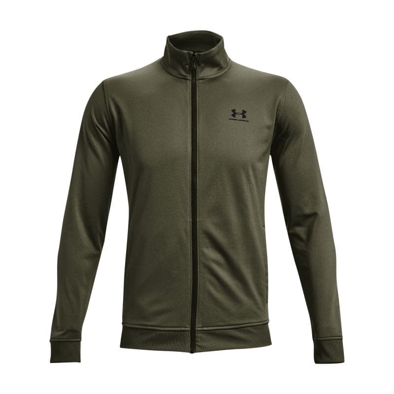 Pánska mikina so zipsom UNDER ARMOUR SPORTSTYLE TRICOT JACKET-GRN 5
