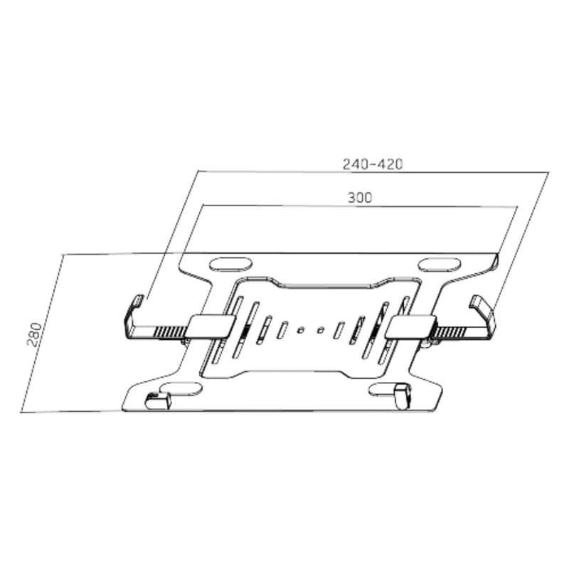 Držiak laptopu Brateck NBH-2 3