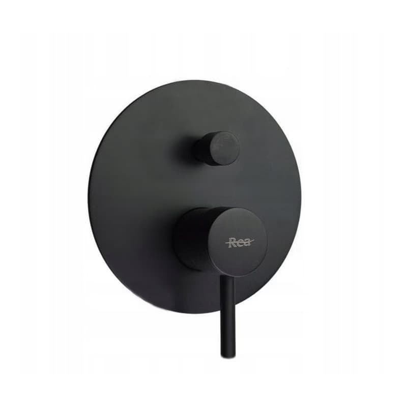 REA - Vaňová batéria podomietková Lungo Black čierna REA-P6300 5