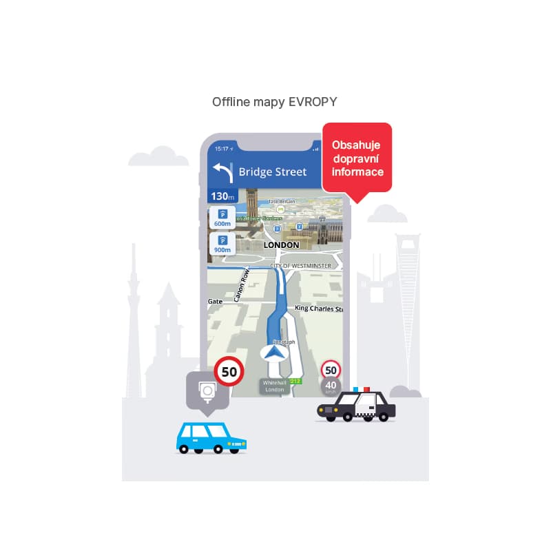 Sygic Voucher - Europe - Premium, Real View, Traffic, Lifetime 3