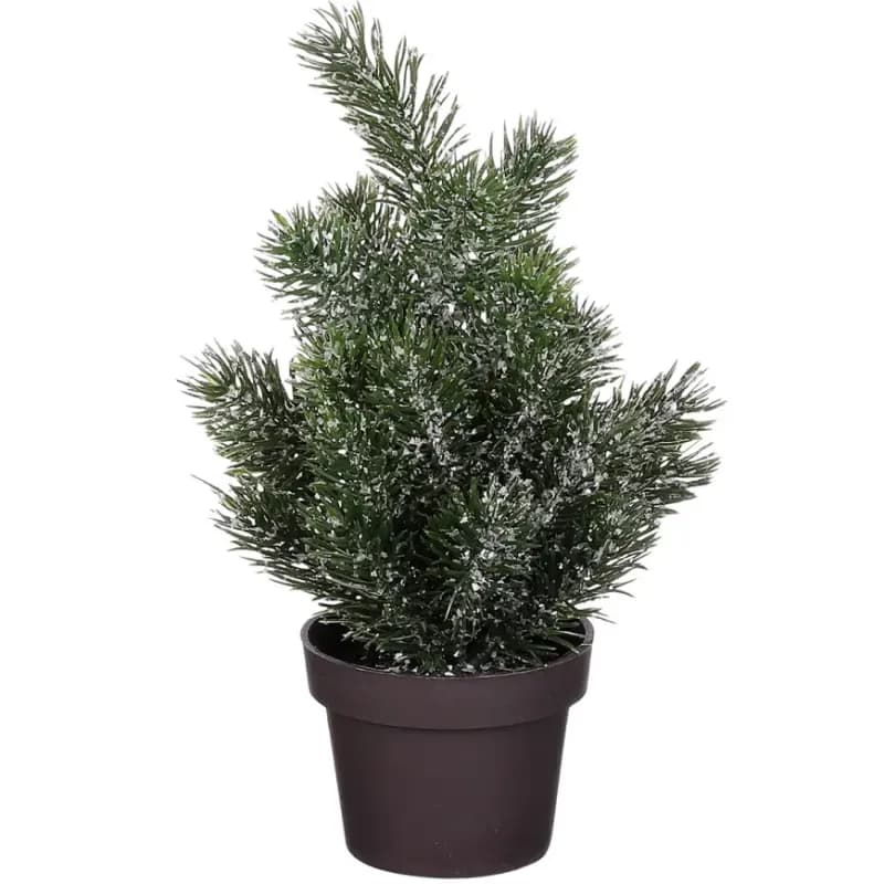 Vianočný stromček zelený omrznutý výš. 24 x hl. 12 cm 1121020 1