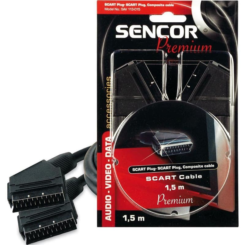 SAV 113-015 SCART M-SCART M 21P P SENCOR 2