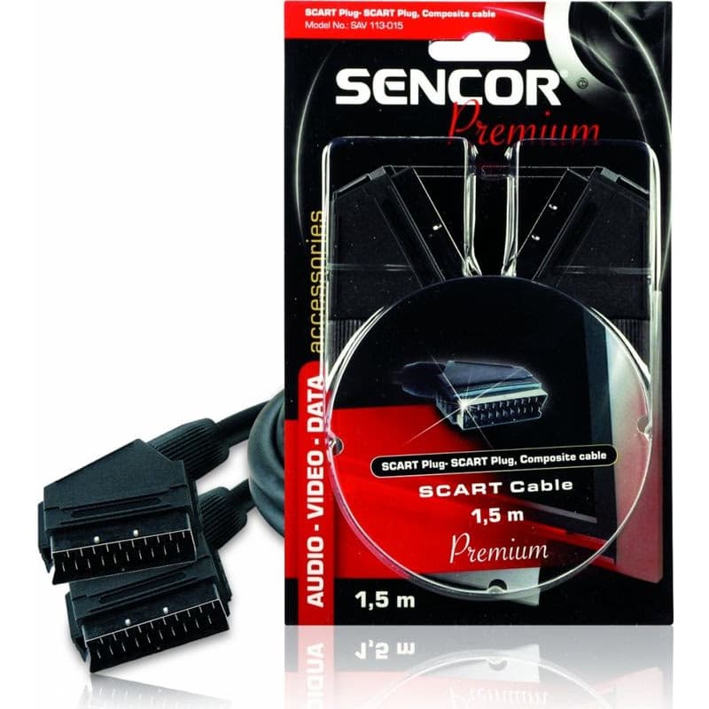 SAV 113-015 SCART M-SCART M 21P P SENCOR 4