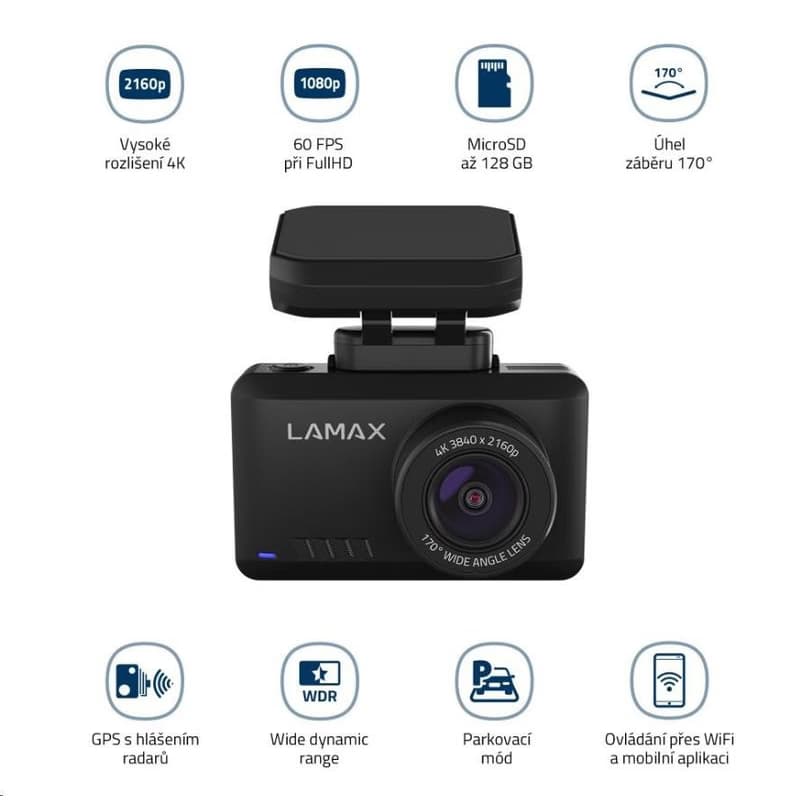 LAMAX T10 4K GPS (s hlásením radarov) 3