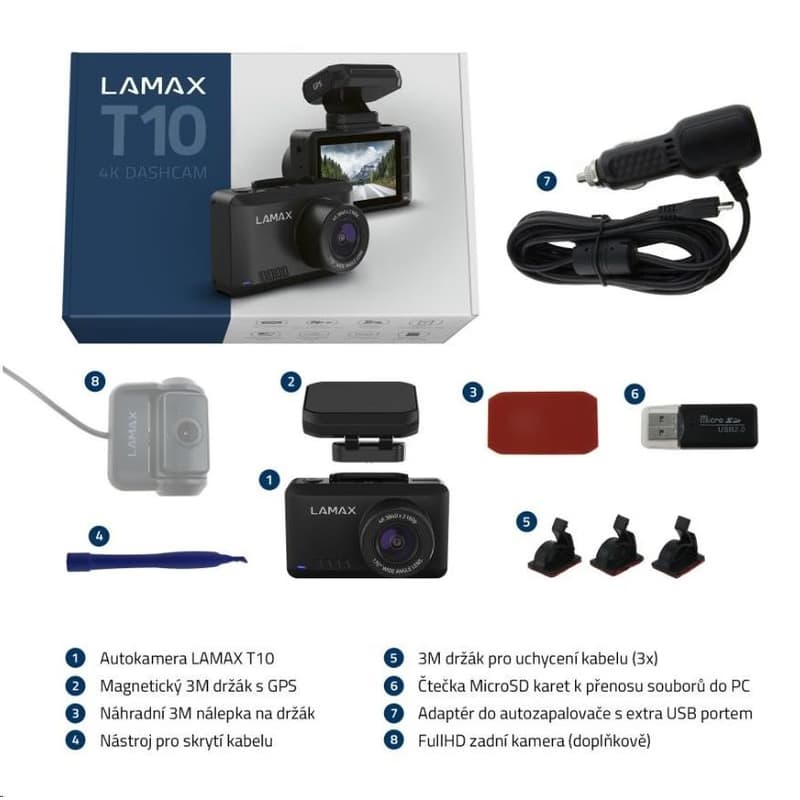 LAMAX T10 4K GPS (s hlásením radarov) 5