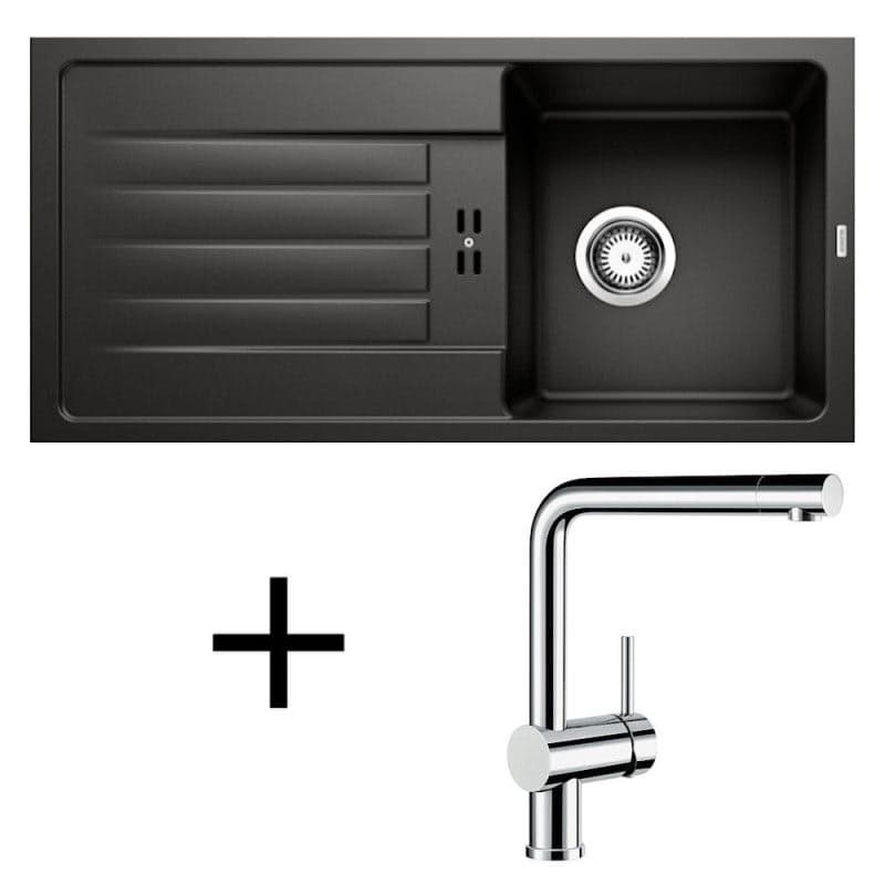 Blanco set Favum 45 S + Linus chróm antracit 1