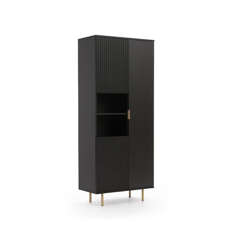 ArtGiB Vitrína NUBIA NB-05 | čierna 4