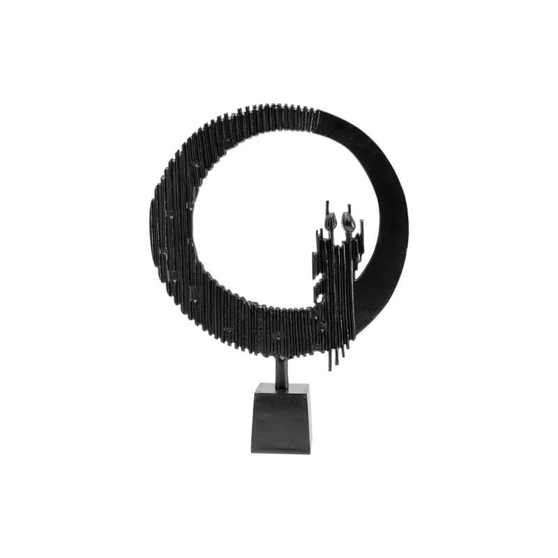 Circle Watch dekorácia čierna 51 cm 1