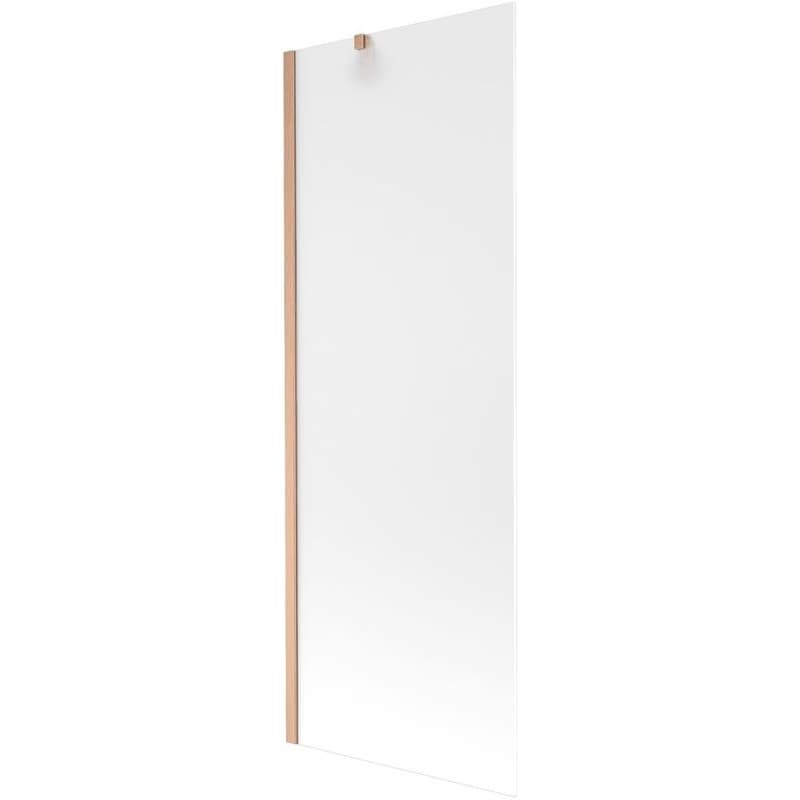 MEXEN/S - Next vaňová zástena FIX 70 x 150, dekor, meď kartáčovaná 895-070-000-00-30-65