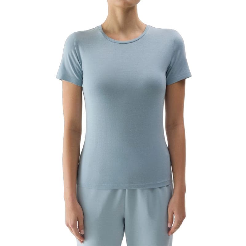 Dámske tričko s krátkym rukávom 4F TSHIRT-WSS24TTSHF1267-34S-LIGHT BLUE 4