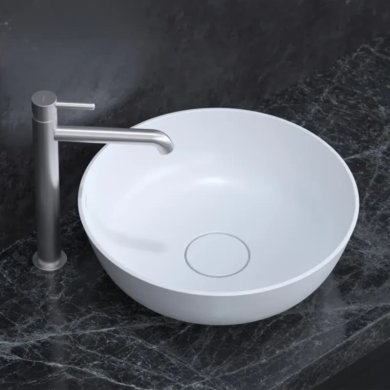 OMNIRES - SILK M+ umývadlo na dosku, o40 cm biela mat /BM/ SILKR400BM 2
